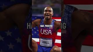 Quincy Halls Epic 400m Gold Medal Finish A Stunning Olympic Moment youtubeshorts olympics [upl. by Eniamor]