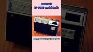 Panasonic RF680D AM FM 2band portable transistor receiver 1962 Japan madevintageradiotapeold [upl. by Toblat10]