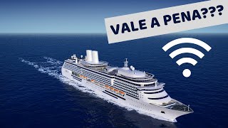 A INTERNET NO NAVIO DE CRUZEIRO vale a pena comprar um pacote a bordo [upl. by Mushro105]