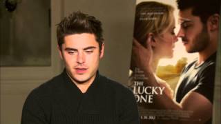 Facebook Fan Questions with Zac Efron  His Lucky Charm [upl. by Gilbertina]