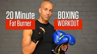 ULTIMATE 20 MINUTE BOXING WORKOUT  FAT BURNER [upl. by Aala564]