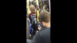 Only in Ireland Amazing reaction from bus passengers at end [upl. by Eiclehc]