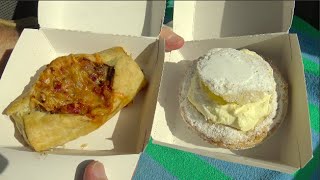 Lets Try a Yatala Apple Pie And Sausage Roll [upl. by Ahsatsan]