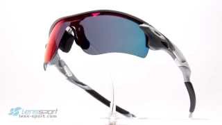 Gafas deportivas Oakley Radarlock Path Ed Esp Fog  Positive Red Iridium  lenssportcom [upl. by Yraeg]