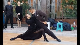 Amazing Real Tango Street Dance in Buenos Aires Argentina [upl. by Ecnahoy]