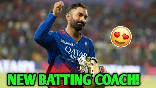 Dinesh Karthik RCB New Mentor And Head Coach😍 Big Update Dinesh Karthik RCB IPL 2025 News Update [upl. by Vere]