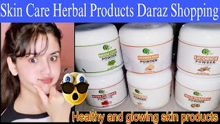 Daraz Shopping Skin Care Herbal Products  Natural Skin Treatment  Products Review  glow with saba [upl. by Giddings]