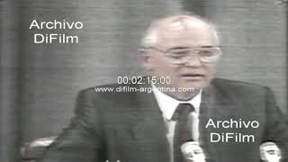 Mijail Gorbachov sobre situacion del Partido Comunista en la URSS 1991 [upl. by Susana]