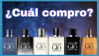 🌊COLECCIÓN AQUA DI GIO  EDT EDP Parfum Profumo Profondo Essenza 🌊 Comparativa al completo [upl. by Debby]