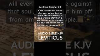 Sanctify yourselves therefore and be ye holy for I am the LORD your God Shorts Leviticus Bible [upl. by Eyde]