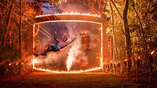 LA ÚNICA AVENTURA NOCTURNA SIN LÍMITES  Xplor Fuego Aventura nocturna en Cancún México [upl. by Felton]