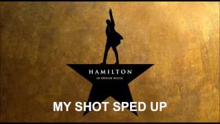 My Shot Sped Up  Hamilton [upl. by Ecirtnuahs829]