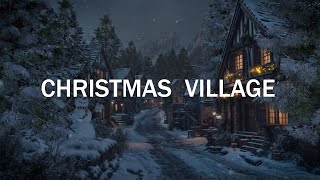 Relaxing Christmas Carol Music 🎁 Christmas Ambience Quiet and Comfortable in a village [upl. by Caril429]