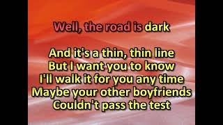 Travis Tritt  Tougher Than The Rest No More Looking Over My Shoulder karaoke by request [upl. by Phipps]