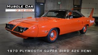 1970 Plymouth Superbird 426 Hemi Muscle Car Of The Week Video 57 [upl. by Sheri]