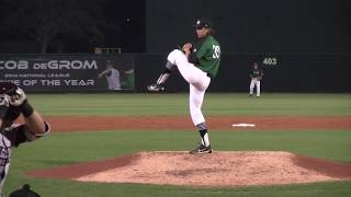 Logan Gilbert RHP Stetson  2018 Draft [upl. by Mita741]