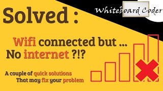 How to fix Wifi Connected but no internet [upl. by Alika]