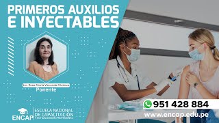 CURSO PRIMEROS AUXILIOS E INYECTABLES 2022 [upl. by Yrrek]