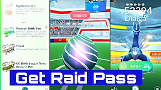 Get lots of RAID battle pass in Pokemon Go  tips and tricks [upl. by Stephie]