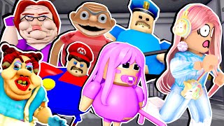 ÉCHAPPER AUX 10 PIRES OBBY DE ROBLOX BARRYS PRISON ET SA FAMILLE BARBIE MALÉFIQUE SUPER MARIO [upl. by Lebyram382]