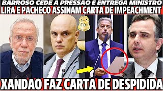 ACABOU PARA O XANDE PRESIDENTES DA CAMARA E DO SENADO PROTOCOLARAM AGORA [upl. by Aindrea277]