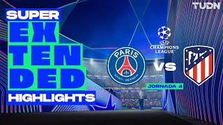 SUPER EXTENDED HIGHLIGHTS  PSG vs Atlético de Madrid  UEFA Champions League 202425  J4 [upl. by Stead137]