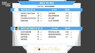 Bates Cottages CC 1st XI v Matfen CC 1st XI [upl. by Navac11]