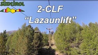 Kurzras Schnalstal quotLazaunliftquot 2CLF AUGUST 2016 [upl. by Nylimaj]