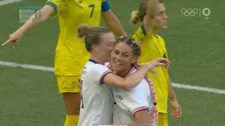 Trinity Rodman Goal vs Australia  Paris Olympics 2024  USA W vs AUS W Football Match Highlights [upl. by Dnilazor]