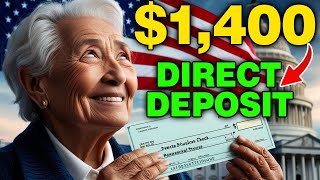 IRS NEW DEPOSIT OF 1400 STIMULUS CHECK  DIRECT DEPOSIT IN JUST 24 HOURS FOR ALL SOCIAL SECURITY [upl. by Lynd]