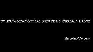 Compara las desamortizaciones de Mendizábal y Madoz [upl. by Emilia]