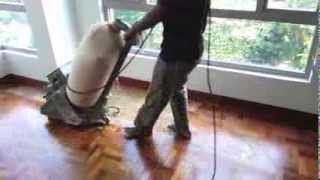 Wood Flooring Refinishing Step by Step process [upl. by Ailama]