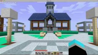 Minecraft  Town Square Idea [upl. by Akerdal]