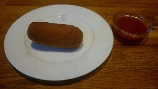 Satékroket  Kroketten gevuld met zelfgemaakte satésaus [upl. by Martella]