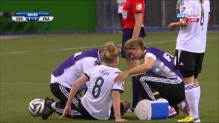 U20 Frauen WM 2014 Halbfinale Deutschland Frankreich 2 Halbzeit [upl. by Leong326]