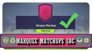 Marquee Matchups SBC  SSP v IWA  Melbourne Victory v Melbourne City [upl. by Boothe613]