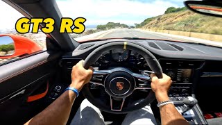 5 MINUTES OF PORSCHE 991 GT3 RS EXHAUST SYMPHONY  POV  4K  VOL 4 [upl. by Nyral]