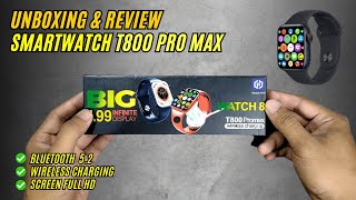 Unboxing amp Review Smartwatch T800 Pro Max [upl. by Anerec]