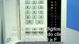 Curso NAPCO Linha Express Programar Numero de memória e Telefone na Linha EXPRESS com o Teclado RP6 [upl. by Ferino668]