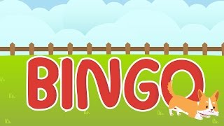 Bingo Dog Song • Educational Nursery Rhymes Song with Lyrics • Animated Animal Cartoon for Kids [upl. by Elocon]