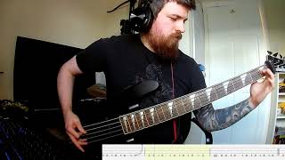 Straws Pulled at Random Bass Cover with onscreen tabs [upl. by Rains]