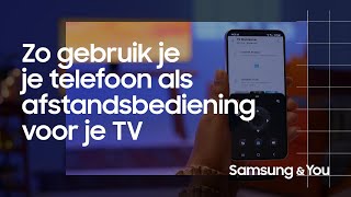 Hoe gebruik je je telefoon als afstandsbediening voor je TV  Samsung amp You [upl. by Tolkan]