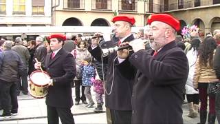 Gaiteros de Estella Ferias de San Andrés Animación callejera [upl. by Huebner]