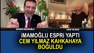 Ekrem İmamoğlunun esprisi Cem Yılmaz kahkahaya boğdu [upl. by Avigdor]