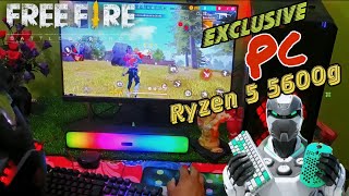 Ryzen5 5600g 🥹 First Time Gameplay Pc🖥️ freefireviral [upl. by Lebasy]