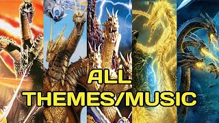 All King Ghidorah ThemesMusic From Films [upl. by Aicital397]