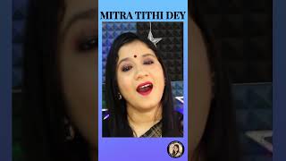 মন্দিরে মম কে আসিলে হে  Mondire Momo Ke Asile  Mitra Tithi Dey  Rabindra Sangeet  Shorts [upl. by Ylle]