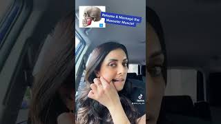 Massage Your Masseters  Priya Mistry DDS the TMJ doc masseters massetermassage tmd [upl. by Pitchford]