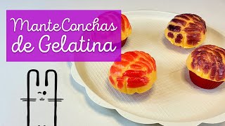 Cómo hacer ManteConchas de Gelatina 💛 SABOR VAINILLA  EL BAÚL DE JAVE [upl. by Ergener958]