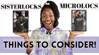 Are You Confused Clearing Up Microlocs vs Sisterlocks [upl. by Aikit]